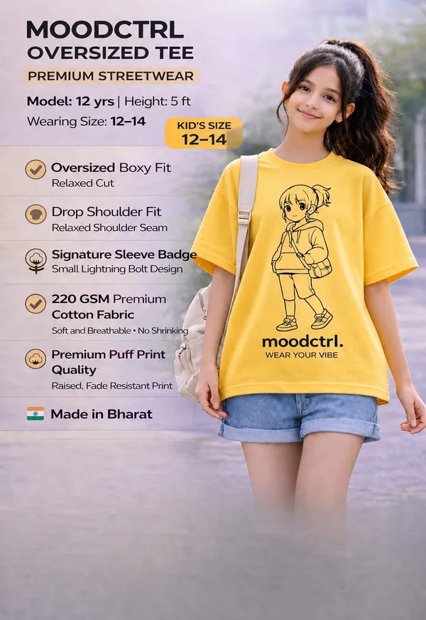 Yellow_Cotton_Oversized_Graphic_T-Shirt_For_Girls