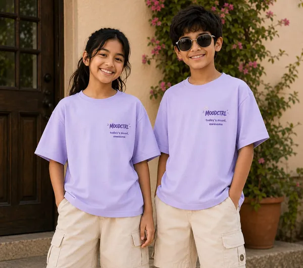 Moodctrl_Lavender_Cotton_Oversized-_Unisex_Awesome_Vibe_Graphic_T-Shirt_For_Girls