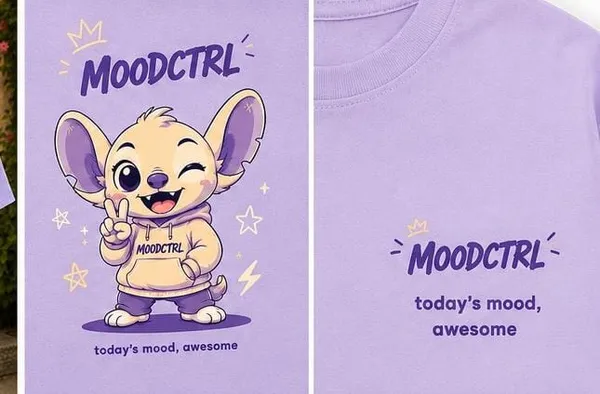 Moodctrl_Lavender_Cotton_Oversized-_Unisex_Awesome_Vibe_Graphic_T-Shirt_For_Girls