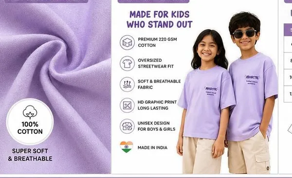 Moodctrl_Lavender_Cotton_Oversized-_Unisex_Awesome_Vibe_Graphic_T-Shirt_For_Girls