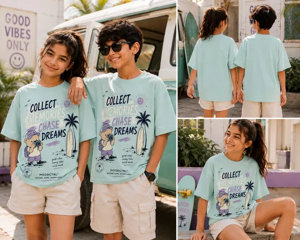 Moodctrl_Light_Blue_Cotton_Oversized-_Unisex_Chase_Dream_Graphic_T-Shirt_For_Girls_$_Boys