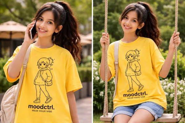 Yellow_Cotton_Oversized_Graphic_T-Shirt_For_Girls