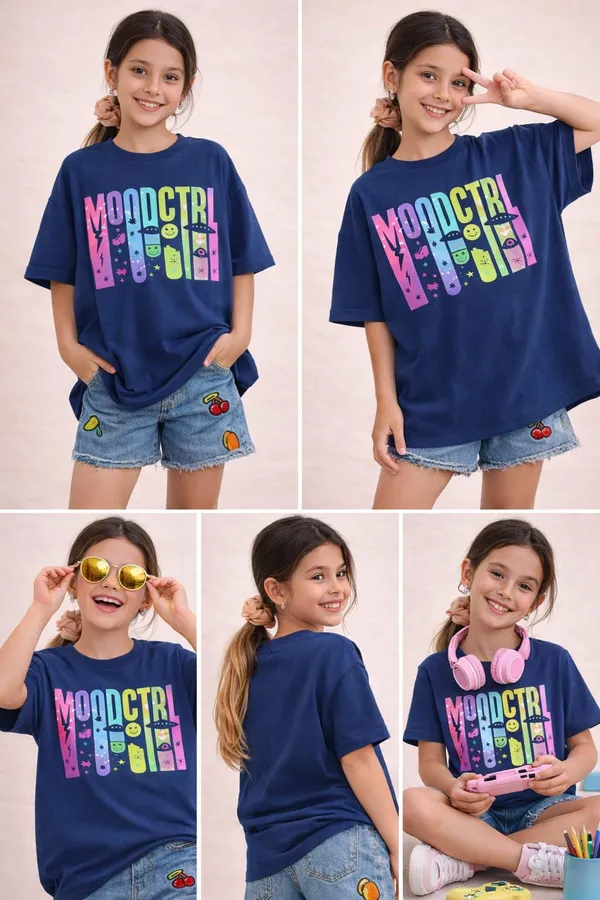 Blue_Cotton_Oversized_Crop_T-Shirt_For_Girls