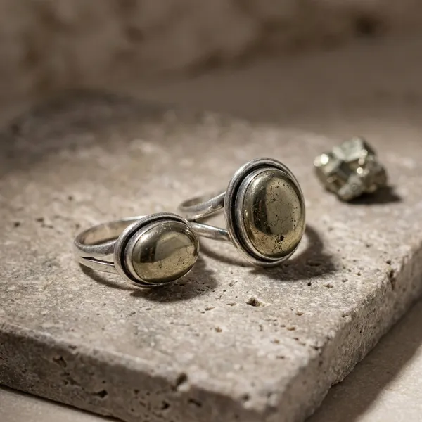 Hand_Forged_Pyrite_Silver_Ring_Collection
