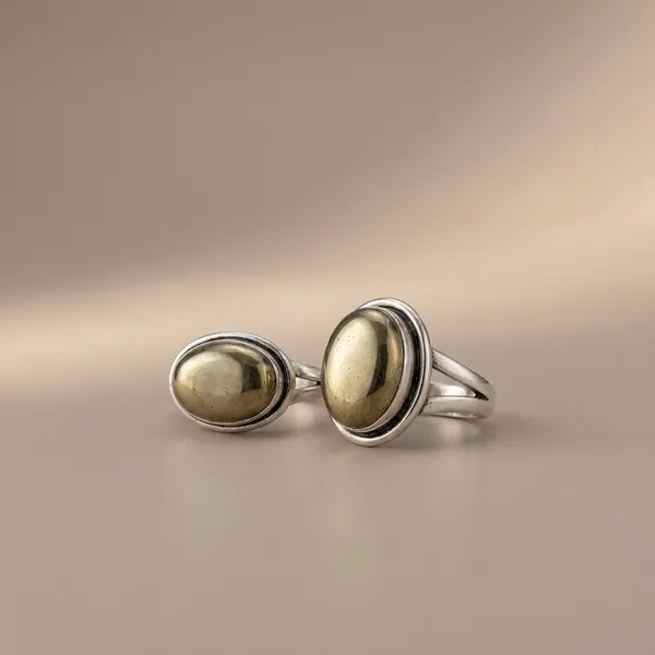 Hand_Forged_Pyrite_Silver_Ring_Collection