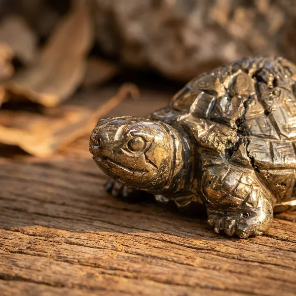Pyrite_Turtle_Hand_Carved_Natural_Stone_Figurine_For_Vastu,_Feng_Shui_And_Home_Decor