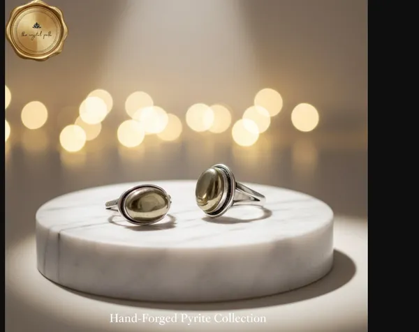 Hand_Forged_Pyrite_Silver_Ring_Collection