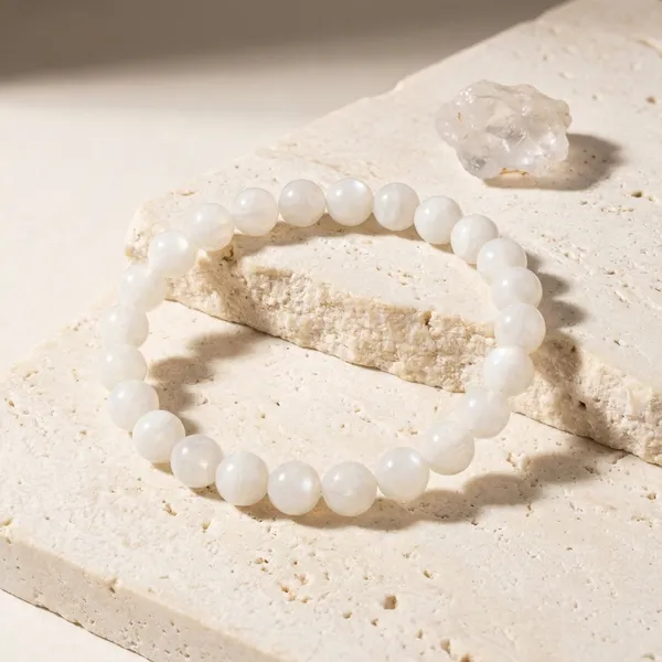 White_Moonstone_Beaded_Bracelet_By_The_Crystal_Path