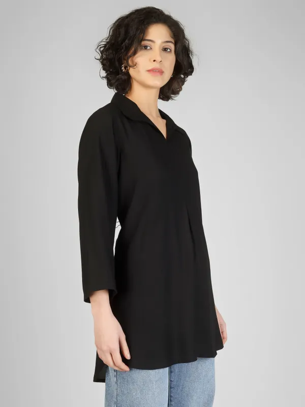 Black_Pure_Rayon_Relaxed_Fit_Tunic_Top_For_Women