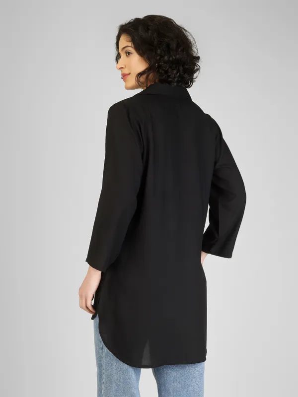 Black_Pure_Rayon_Relaxed_Fit_Tunic_Top_For_Women