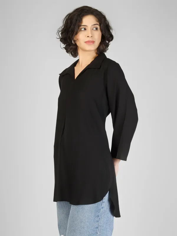 Black_Pure_Rayon_Relaxed_Fit_Tunic_Top_For_Women