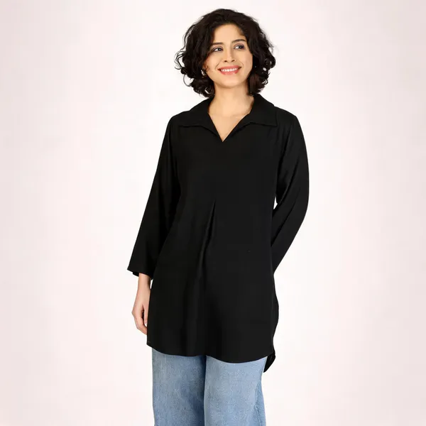 Black_Pure_Rayon_Relaxed_Fit_Tunic_Top_For_Women