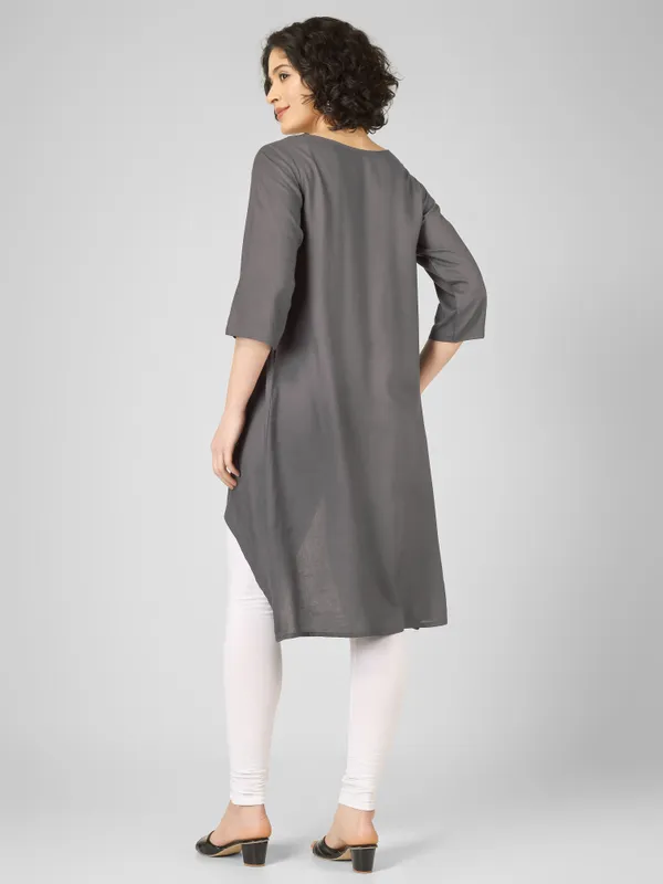 Grey_Pure_Rayon_Asymmetric_Tunic_For_Women