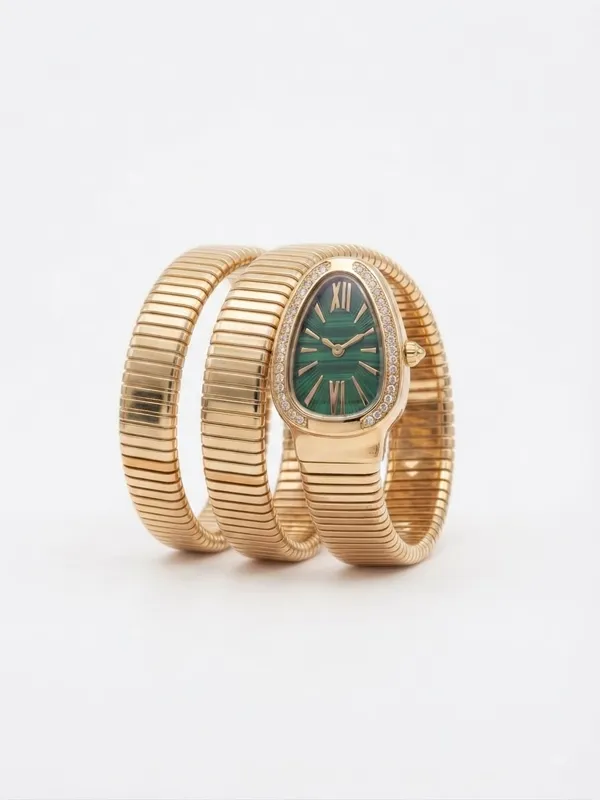 Golden_Snake_Bracelet_watch