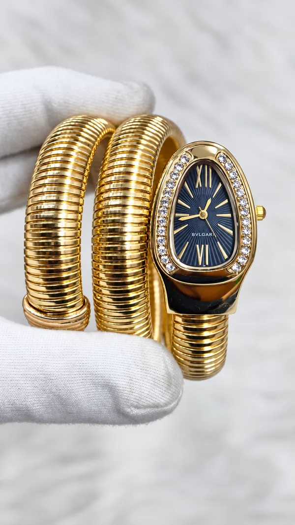 Golden_Snake_Bracelet_watch