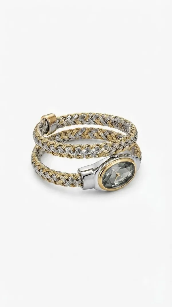 Aura_Silver_weave_Bracelet_Watch