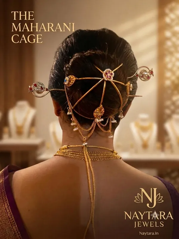 Gold_Toned_Brass_Maharani_Bun_Cage