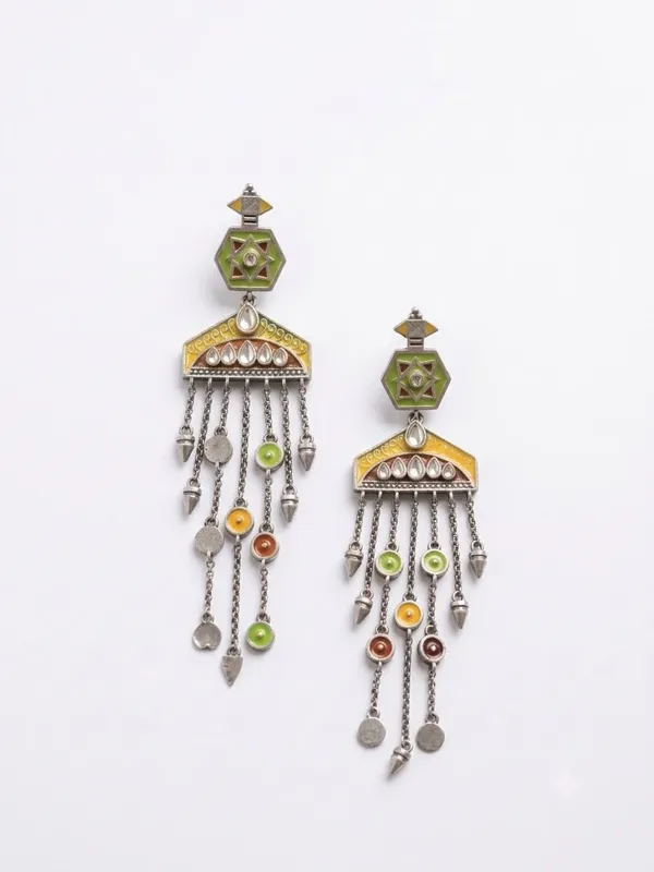 Rangeela_meenakari_earrings_silver_toned