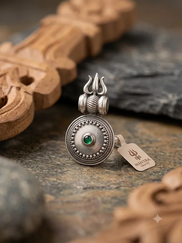 Silver_Trishul_mudra_Ring