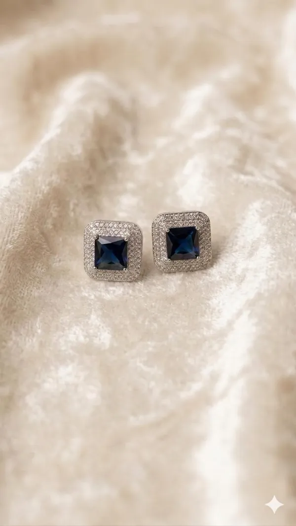 Elegant_square_shaped_Studed_Earrings