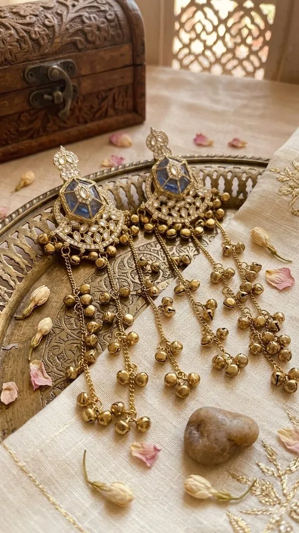 Traditional_Gold-Toned_Kashmiri_jhumka__with_AD