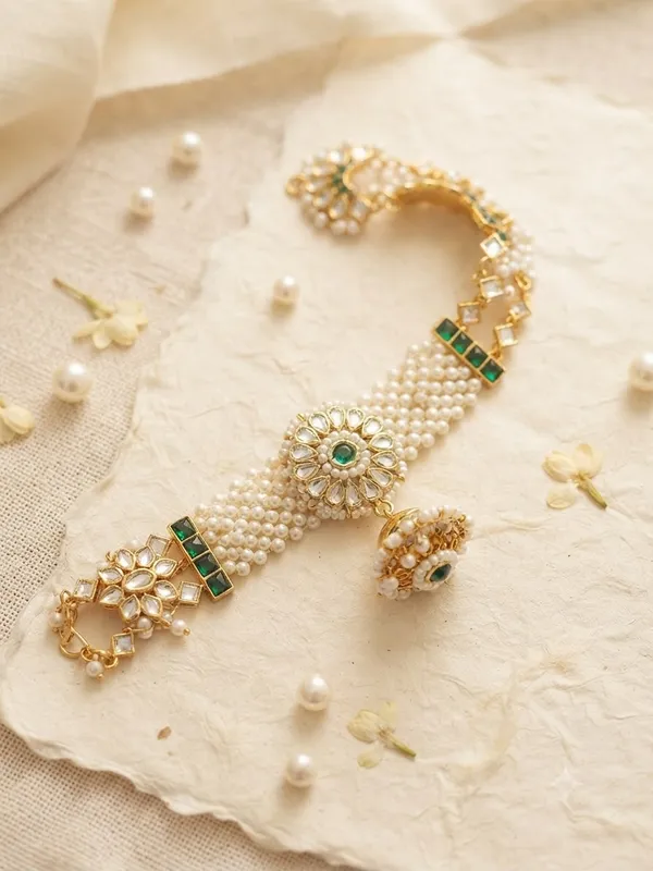 Traditional_Gold_Toned_Shish_patti_With_Pearl