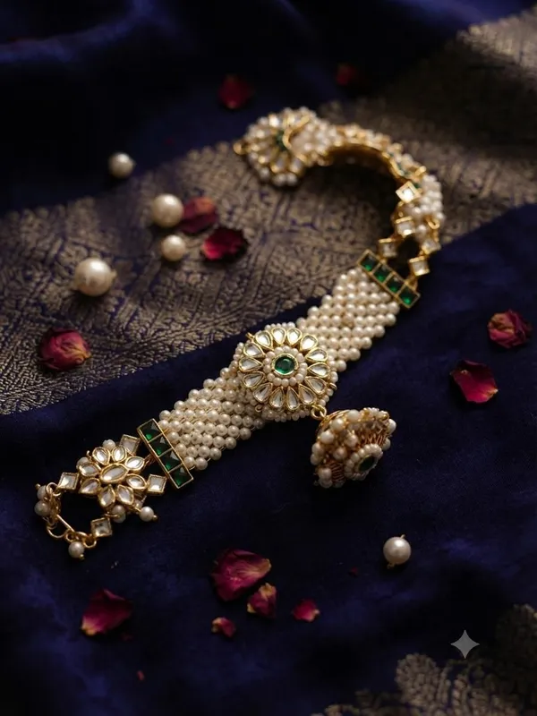 Traditional_Gold_Toned_Shish_patti_With_Pearl