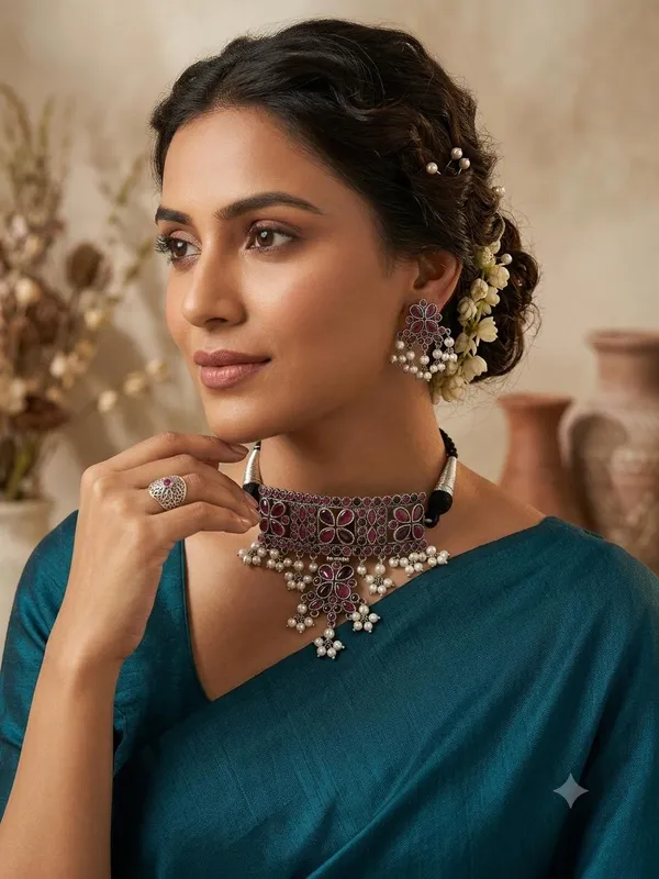 Mehrunisa_choker_set_Pure_brass_with_german_silver_polish