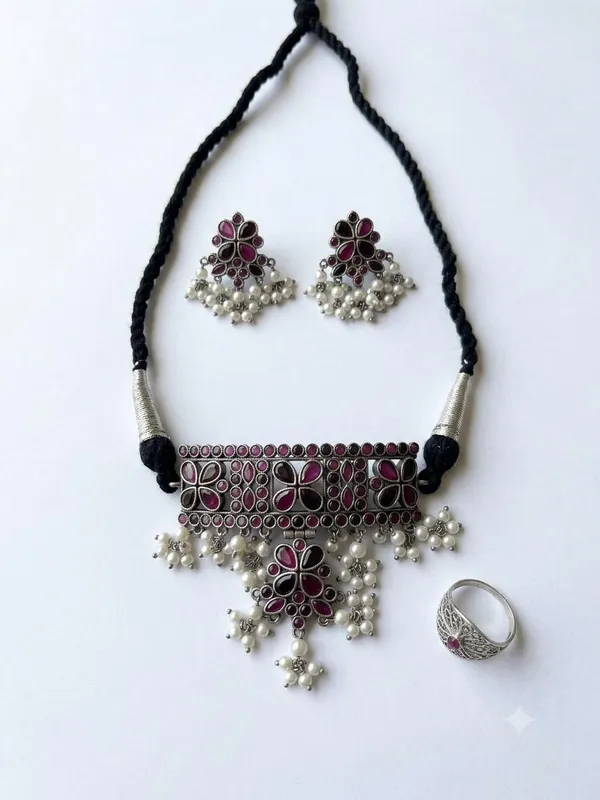 Mehrunisa_choker_set_Pure_brass_with_german_silver_polish