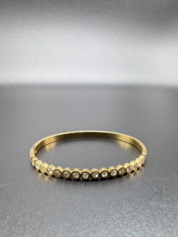 Gold-Plated_Diamond-Studded_Bangle_Bracelet