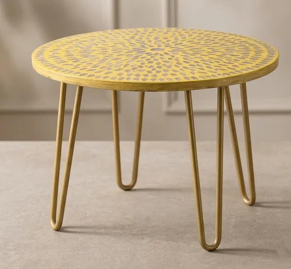 Designer_Mosaic_Round_Coffee_Table_With_Resin_Coat_&_18_inch_Golden_Legs