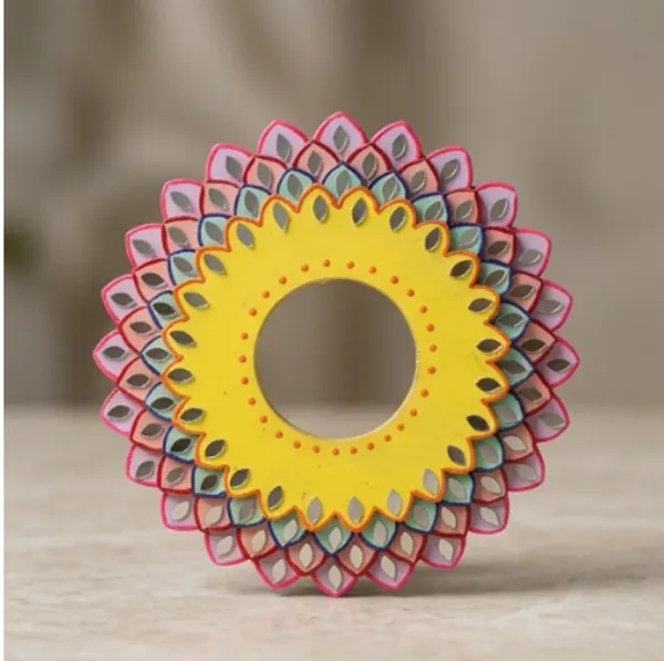 Decorative_Handcrafted_Traditional_3D_4_Layers_Pastels_Tea_Light_Candle_Holder_-_Colorful_Floral_Design