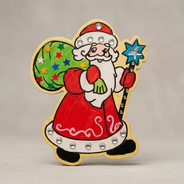 Santa_Claus_Christmas_Decor_Fridge_Magnet