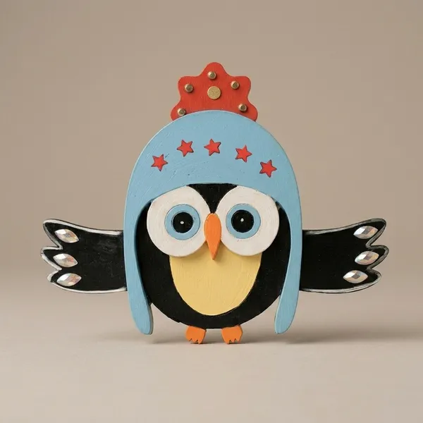 Penguin_Christmas_Decor_Fridge_Magnet