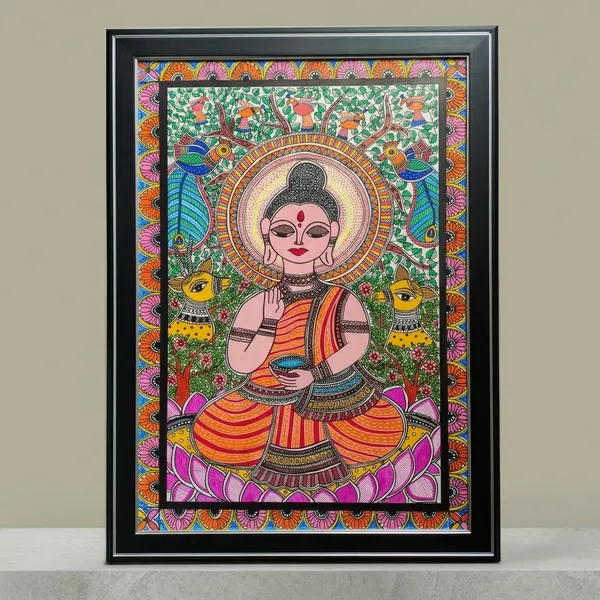 Traditional_Madhubani_Folk_Art_Paintings_-_Framed_Wall_Decor