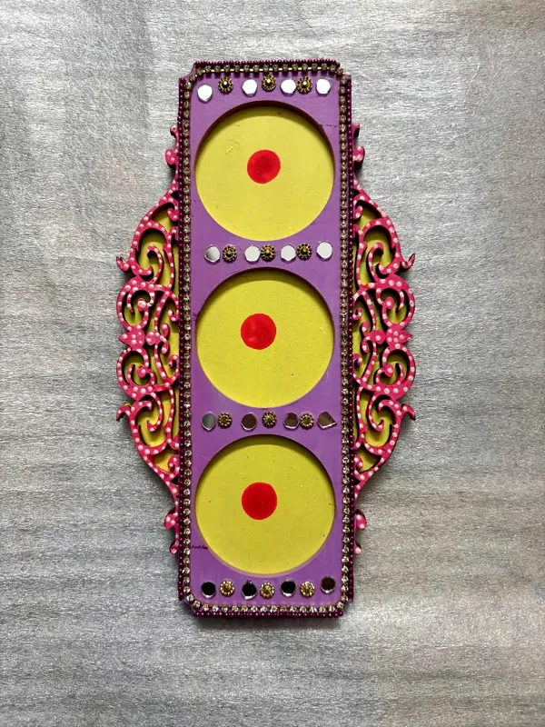 Decorative_Handcrafted_Multicolour_3_Slots_Tea_Light_Candle_Holder