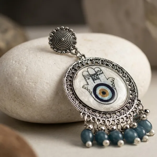 Handcrafted_Evil_Eye_Hamsa_Resin_Hand_Chandbali_Earrings_With_Blue_Beads