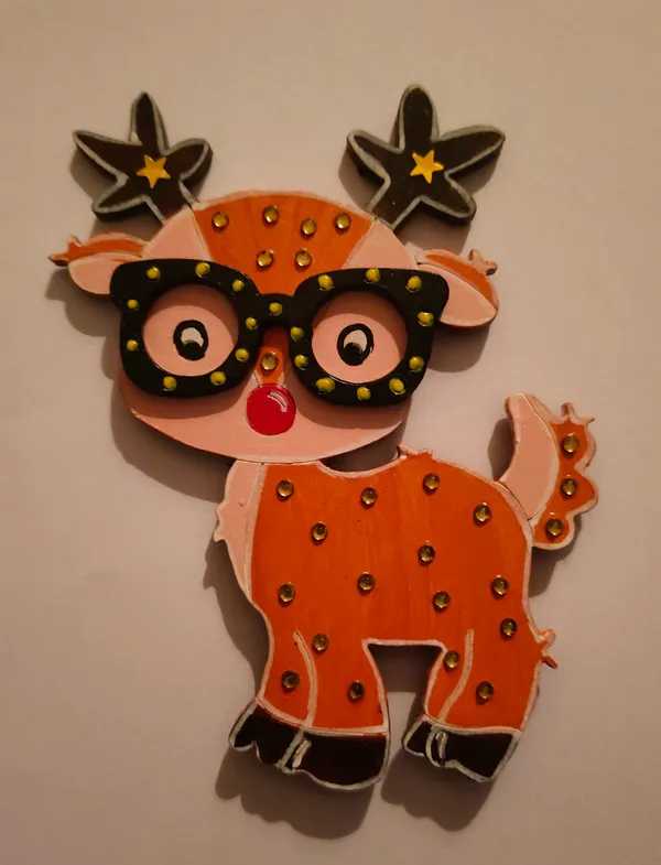 Reindeer_Christmas_Decor_Fridge_Magnet