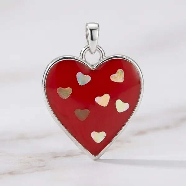 Red_Enamel_Heart_Charm_Resin_Pendant_With_Mini_Gold_Hearts