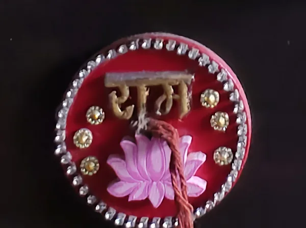 3_Pairs_(6_Pieces)_Decorative_Handcrafted_Wooden_Door_Frame_Rakhi_Sooun