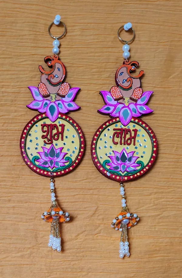 Decorative_Handcrafted_Vinayak_Shubh_Labh_Wall_Hanging_Pair_-_Traditional_Door_Decor