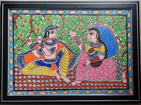Traditional_Madhubani_Folk_Art_Paintings_-_Framed_Wall_Decor