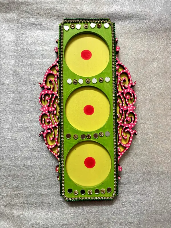 Decorative_Handcrafted_Multicolour_3_Slots_Tea_Light_Candle_Holder