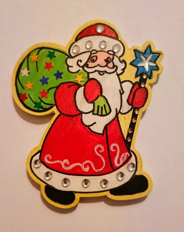 Santa_Claus_Christmas_Decor_Fridge_Magnet