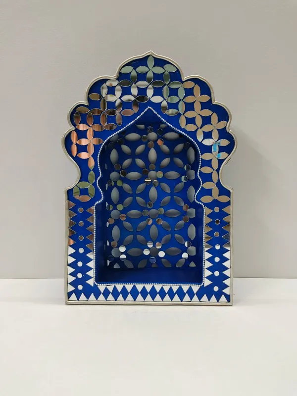 Hand-Painted_Floral_Arch_Jharokha_Pooja_Mandir_Decor