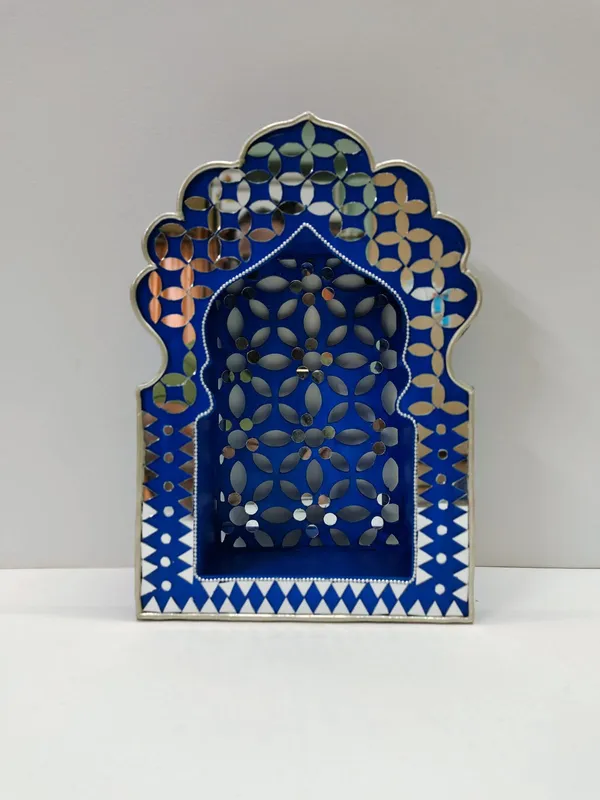 Hand-Painted_Floral_Arch_Jharokha_Pooja_Mandir_Decor