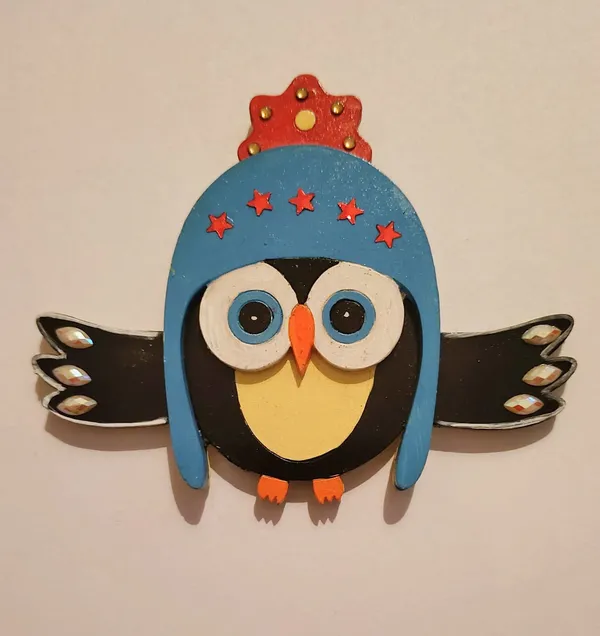 Penguin_Christmas_Decor_Fridge_Magnet