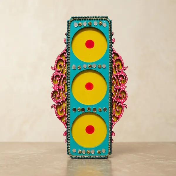 Decorative_Handcrafted_Multicolour_3_Slots_Tea_Light_Candle_Holder