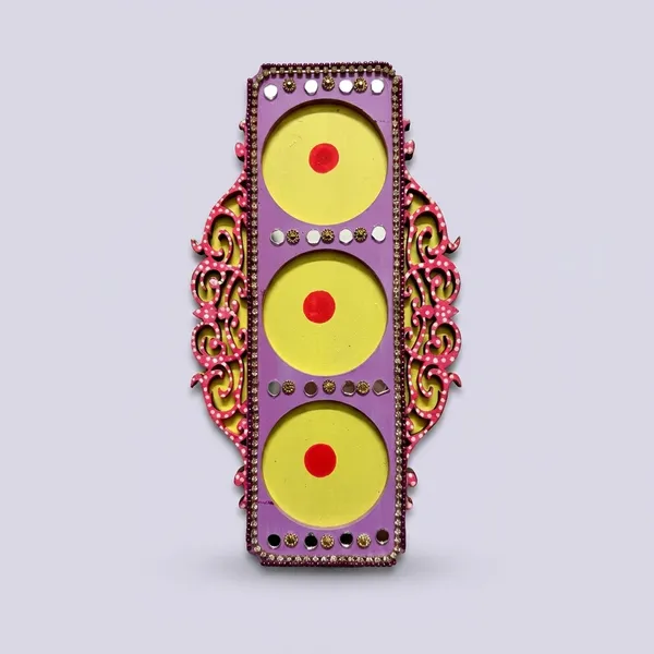 Decorative_Handcrafted_Multicolour_3_Slots_Tea_Light_Candle_Holder