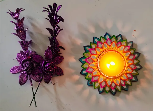 Decorative_Handcrafted_Traditional_3D_4_Layers_Pastels_Tea_Light_Candle_Holder_-_Colorful_Floral_Design
